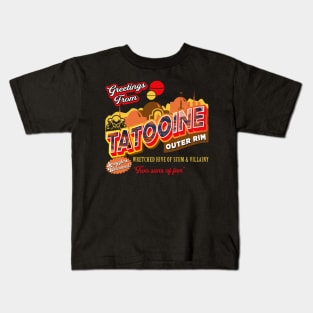 Greetings From Tatooine Dks Kids T-Shirt